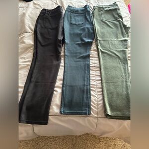 Maurices lot of dress jeggings size large regular-EUC - all 3 pairs